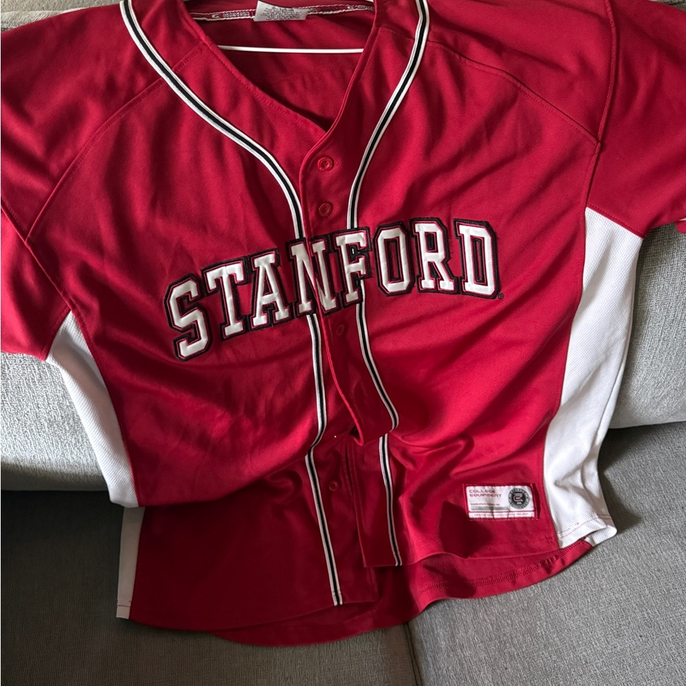 Stanford Men’s Red Baseball Jersey